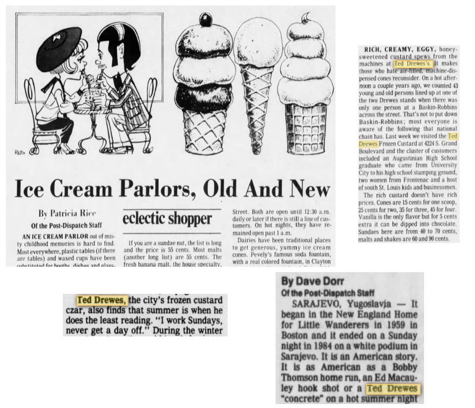 Ted Drewes 1984